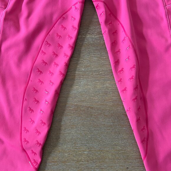 Pre-owned Baleaf Girls Hot Pink Equestrian Breeches, Size Small - Picture 5 of 11